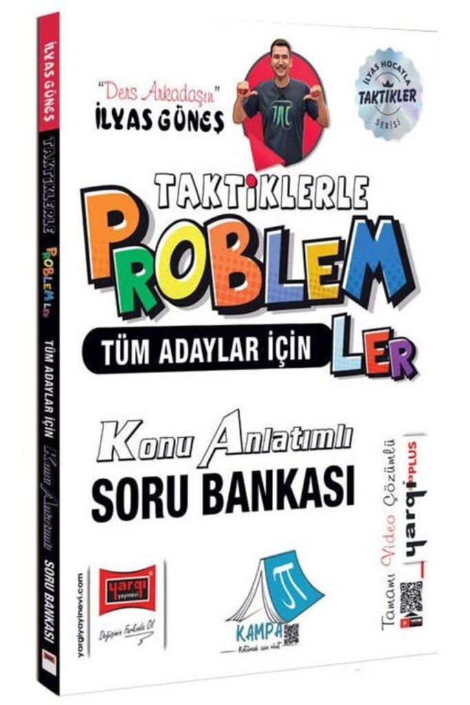 Yargı YKS TYT AYT KPSS Tüm Adaylar İçin Taktiklerle Problemler Konu Anlatımlı Soru Bankası Çözümlü
