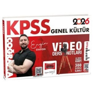 Yargı 2026 KPSS Coğrafya Video Ders Notları - Engin Eraydın Yargı Yayınları