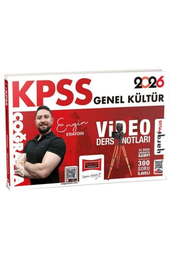 Yargı 2026 KPSS Coğrafya Video Ders Notları - Engin Eraydın Yargı Yayınları