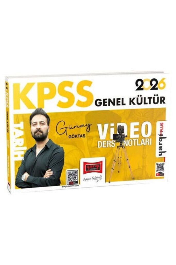 Yargı 2026 KPSS Tarih Video Ders Notları - Günay Göktaş Yargı Yayınları