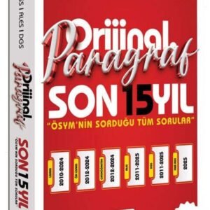 Yargı 2026 KPSS MEB-AGS ALES DGS Paragraf Orijinal Çıkmış Sorular Son 15 Yıl Çözümlü Yargı Yayınları