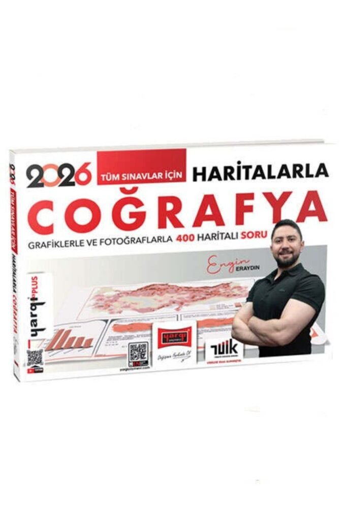 2026 Tüm Sınavlar İçin Haritalarla Coğrafya 400 Haritalı Soru (Engin Eraydın)