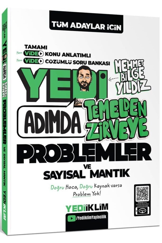 Tüm Adaylar için Yedi Adımda Temelden Zirveye Problemler ve Sayısal Mantık Video Konu Anlatımlı