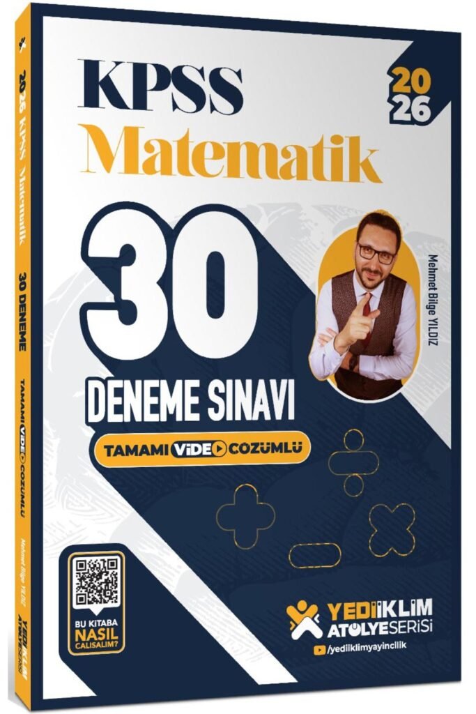 2026 KPSS Atölye Serisi Matematik 30 Deneme Sınavı Tamamı Video Çözümlü