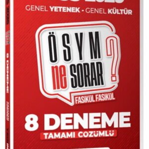 2026 KPSS ÖSYM NE SORAR Genel Yetenek Genel Kültür Tamamı Çözümlü Fasikül 8 Deneme