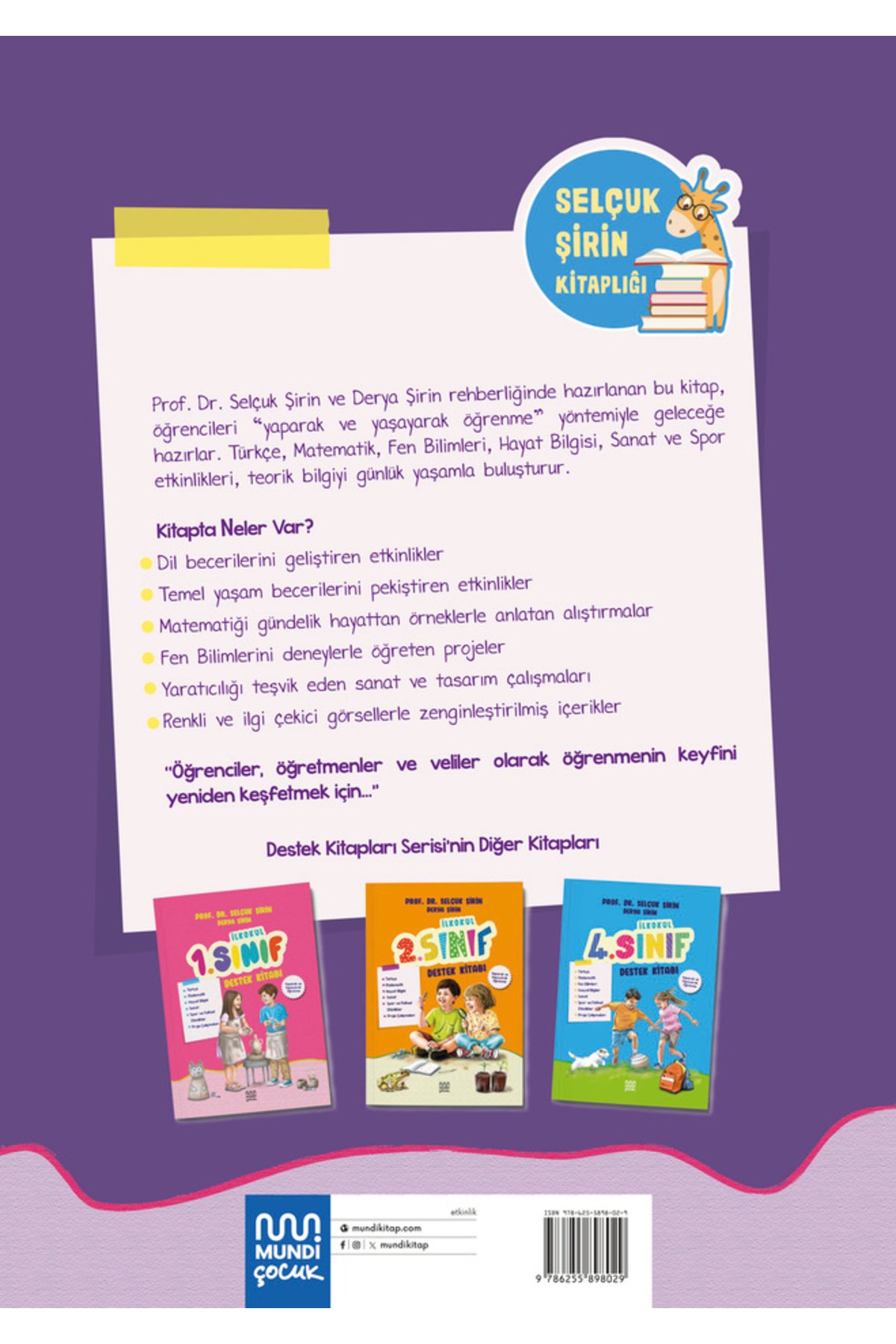 İlkokul 3. Sınıf Destek Kitabı - Görsel 3