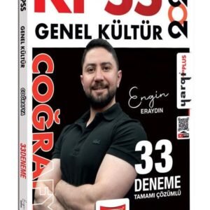 Yargı 2026 KPSS Coğrafya 33 Deneme Çözümlü - Engin Eraydın Yargı Yayınları