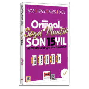 Parlayan Yargı Yayınları 2026 Kpss Ags Ales Dgs Orijinal Sözel Mantık Son 15 Yıl Çıkmış Sorular