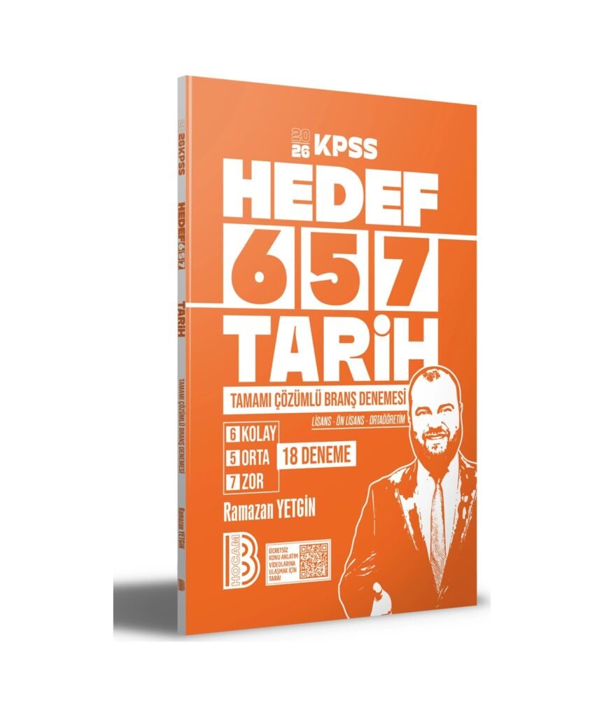 Hedef 657 Tarih Tamamı Çözümlü Branş Deneme