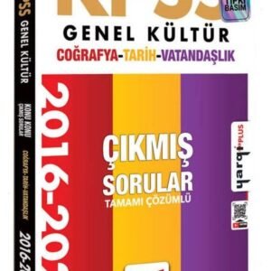 Yargı 2026 KPSS Genel Kültür Tarih-Coğrafya-Vatandaşlık Çıkmış Sorular 2016-2025 Çözümlü Yargı Yayın