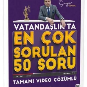 Yargı 2026 KPSS Vatandaşlıkta En Çok Sorulan 50 Soru Çözümlü - Özgür Özkınık 9786258576849, one size