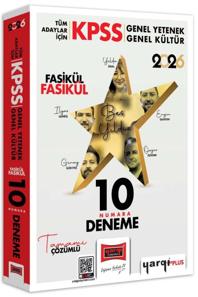 Yargı 2026 KPSS Tüm Adaylar İçin GK-GY Tüm Dersler Fasikül Fasikül On Numara 5 Yıldız 10 Deneme